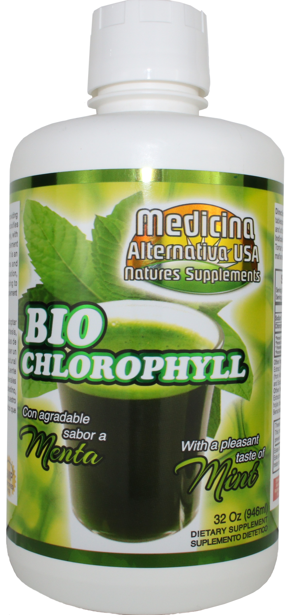 BIO CHLOROPHYLL  LIQUID (CLOROFILA LIQUIDO) 90 CAP.