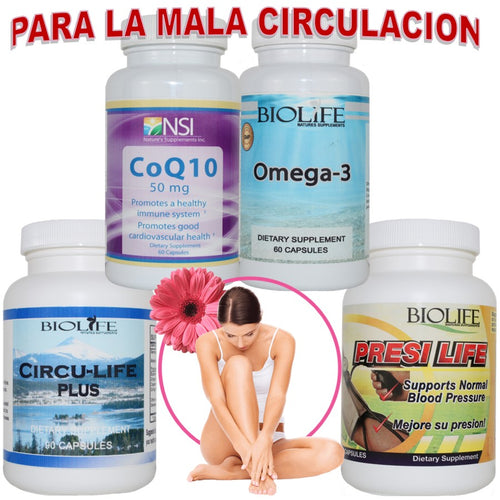 TRATAMIENTO NATURAL PARA LA MALA CIRCULACIÓN (Varices-Unisex)