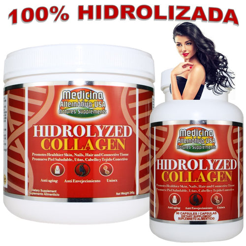 Bio Collagen Hydrolized ( Colageno en Polvo y capsulas)