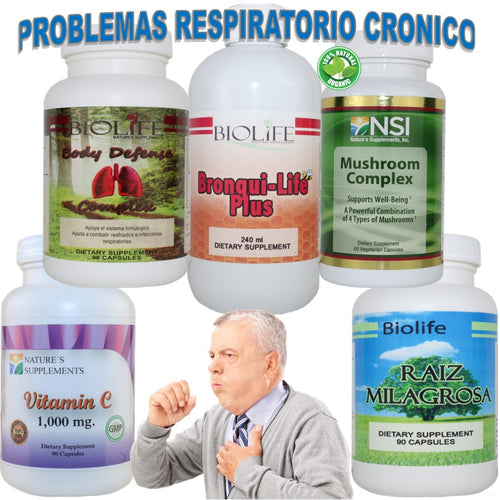 PRODUCTO NATURAL PARA LA TOS, FLEMA, ASMA Tratamiento Respiratorio cronico