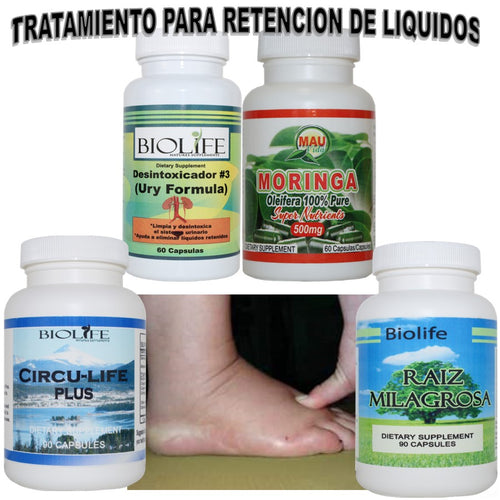 TRATAMIENTO NATURAL PARA RETENCIÓN DE LÍQUIDOS