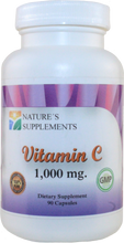 VITAMINA C - 1,000mg 100% NATURAL (90 Cápsulas)