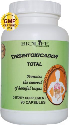 Desintoxicador Total (Páncreas, Hígado, Intestino, Pulmón)