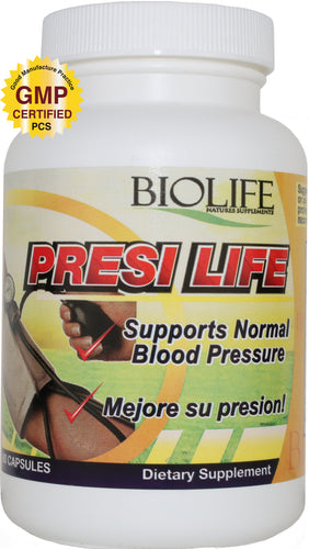 PRODUCTO NATURAL PARA LA PRESIÓN ARTERIAL (Presi Life)