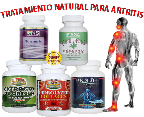 TRATAMIENTO NATURAL PARA LA ARTRITIS